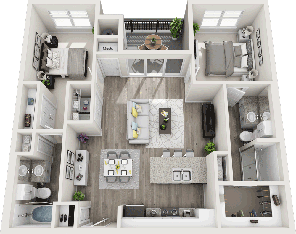 201 North 46th Street Studio-2 Beds Apartment for Rent - Photo Gallery 53